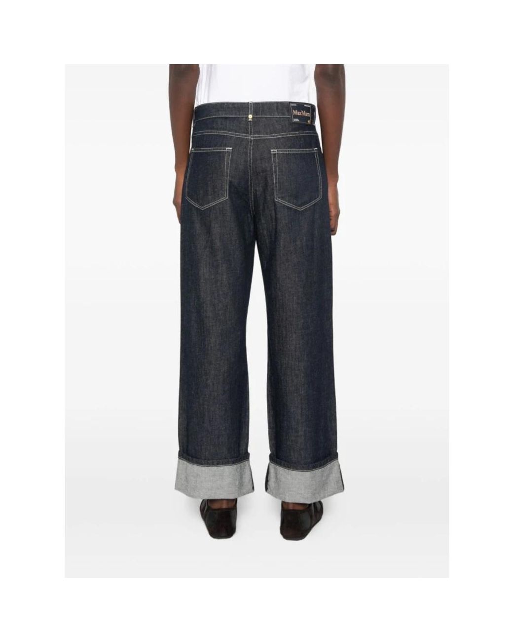 Max Mara Gray Straight Fit Jeans