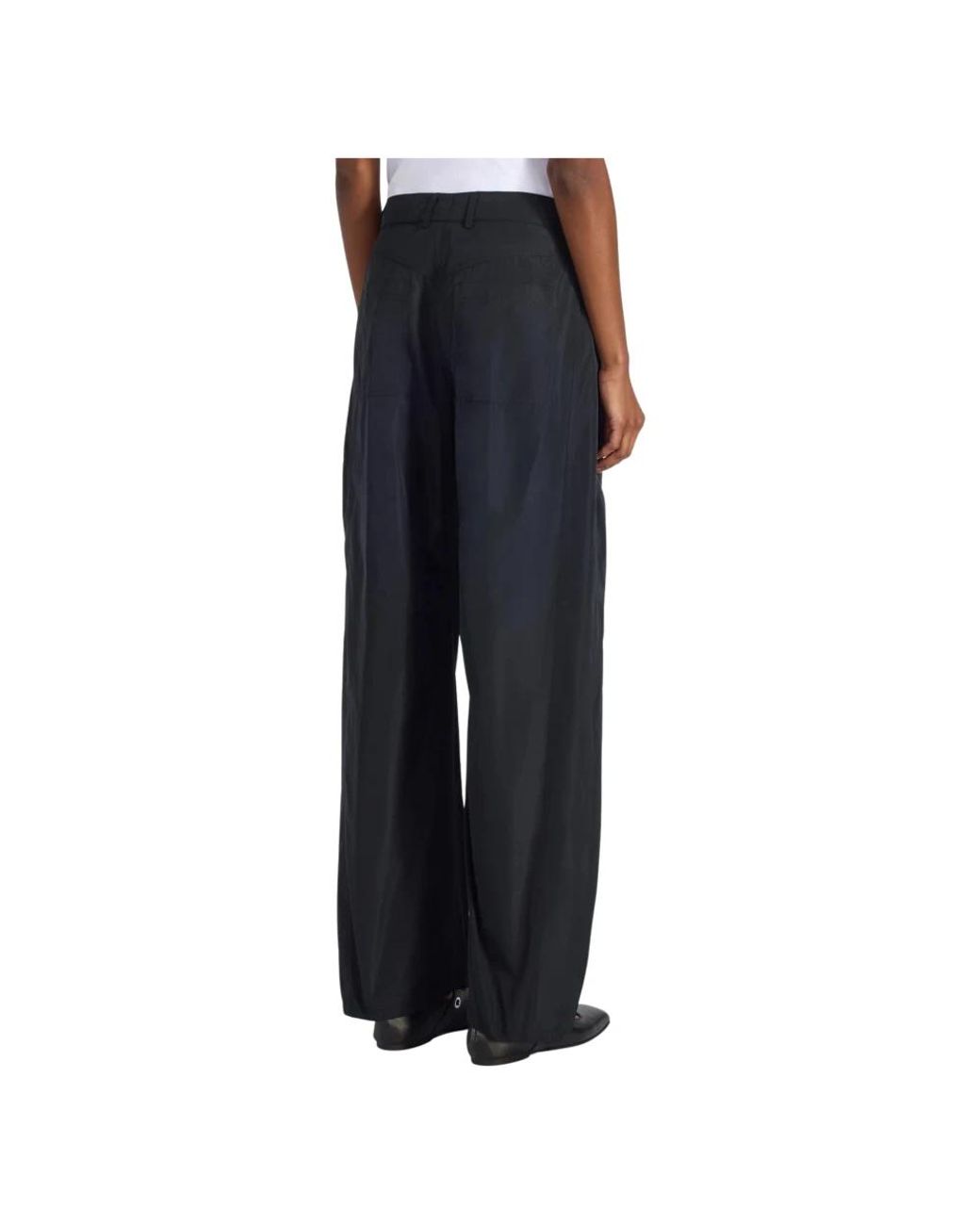 Liviana Conti Blue Wide Trousers