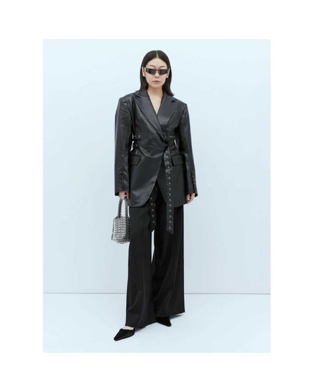 Leather Jackets ROKH en coloris Black