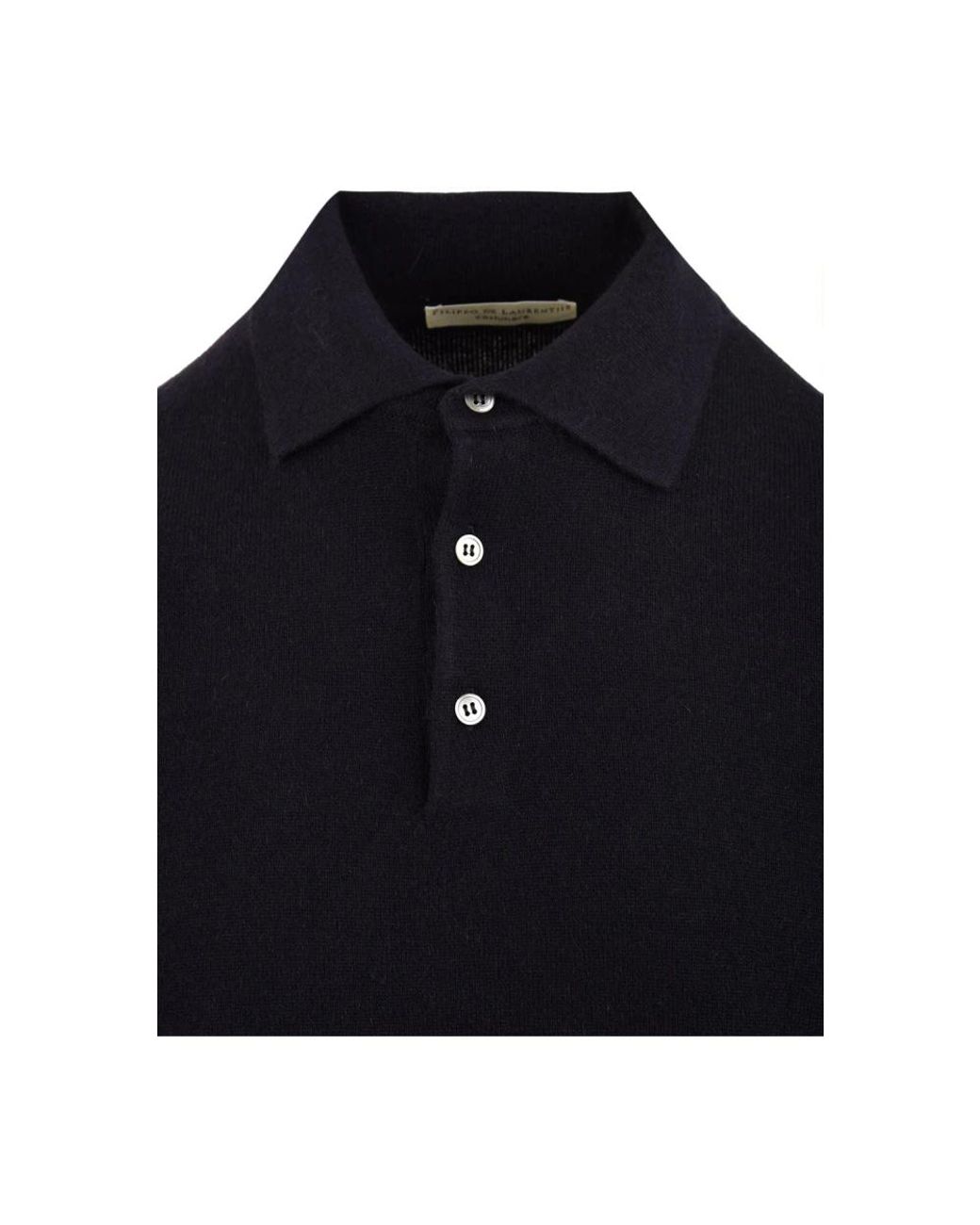FILIPPO DE LAURENTIIS Blue Cashmere Knitwear for men