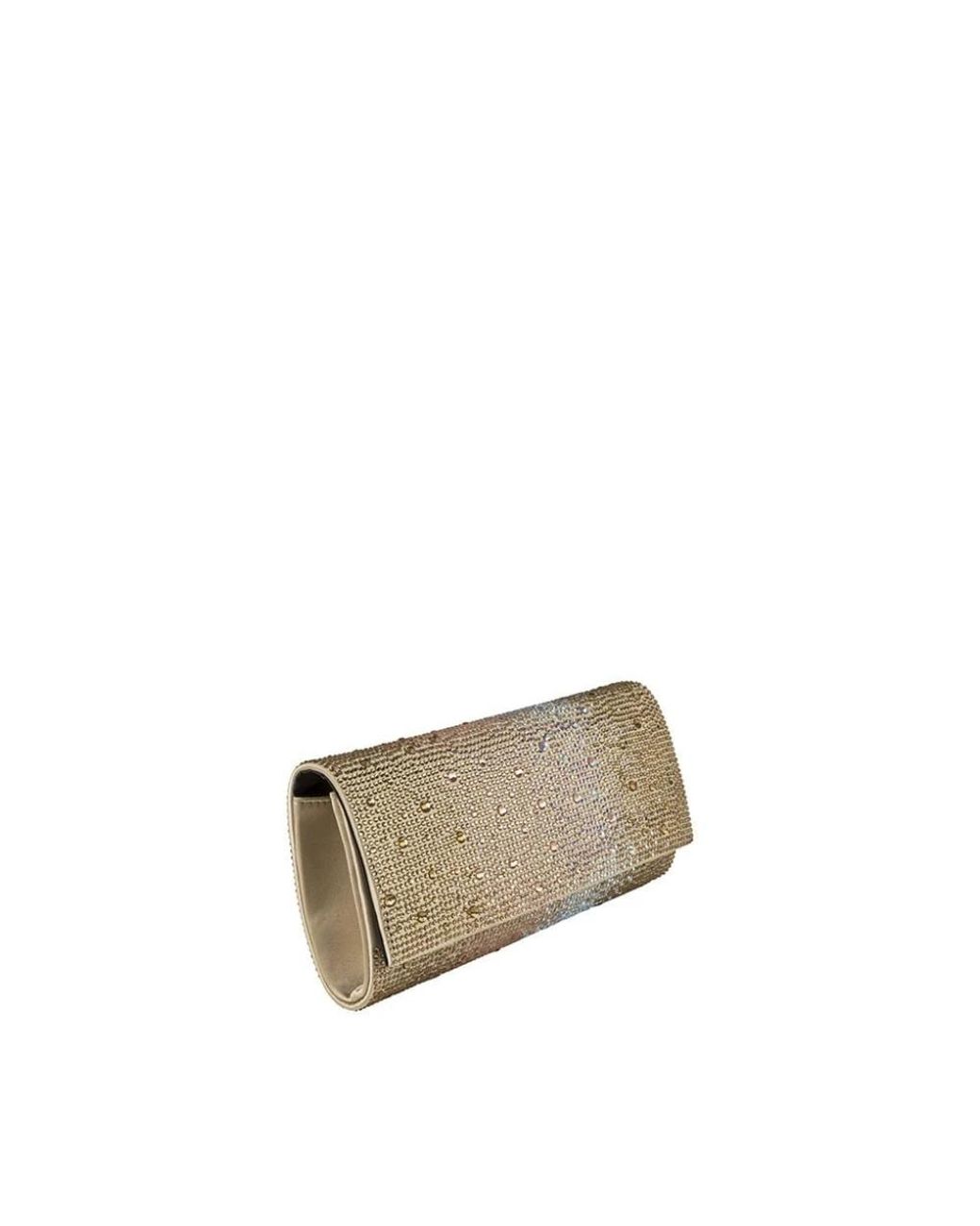 Anna Cecere Natural Clutch Mit Strasssteinen