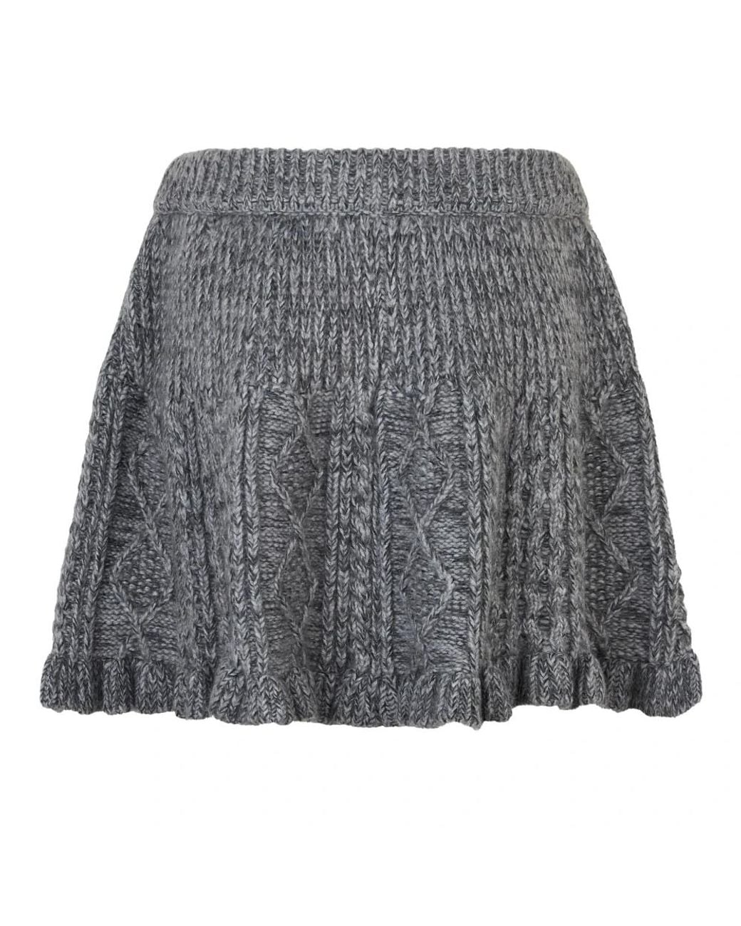 RED Valentino Gray Short Skirts