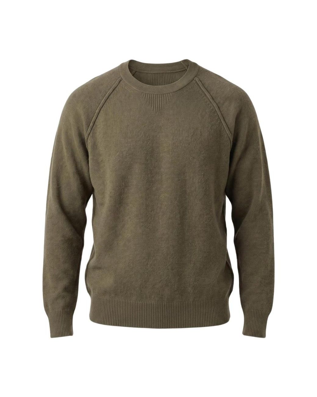 Fortela Green Round-Neck Knitwear for men