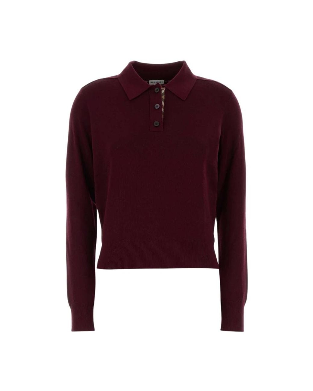 Burberry Purple Polo Shirts