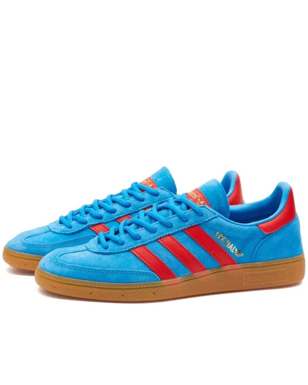 Adidas Originals Schoenen ,Blauw ,Handball Spezial Vintage Sneaker in het Blue voor heren