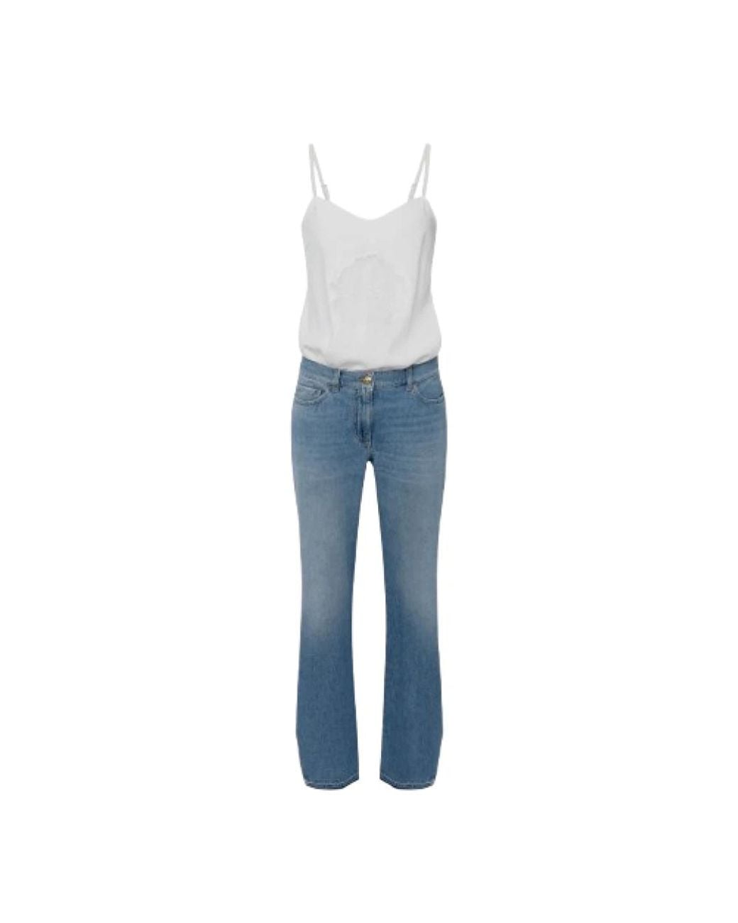 Elisabetta Franchi Blue Jumpsuits