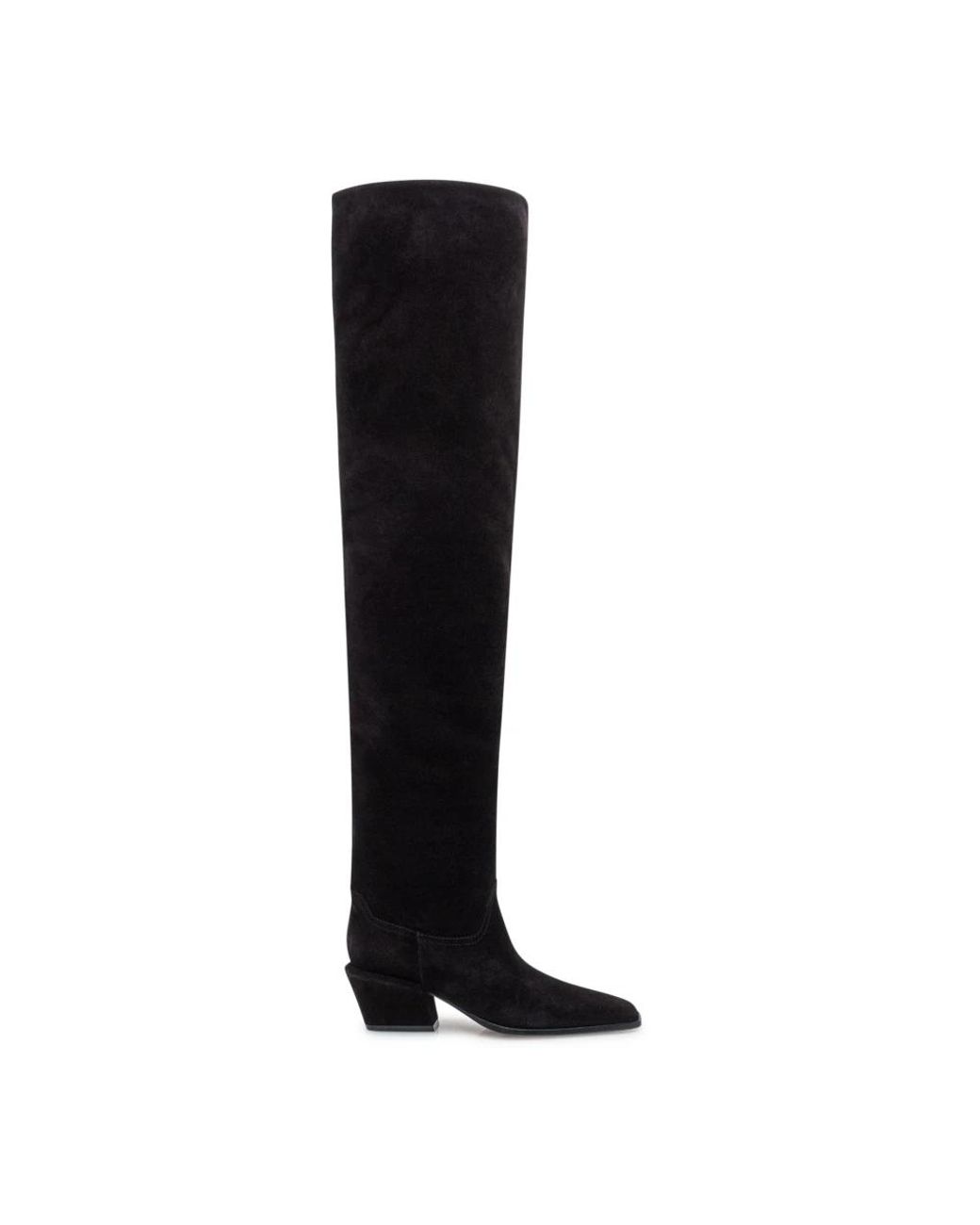Paris Texas Black Over-The-Knee Boots