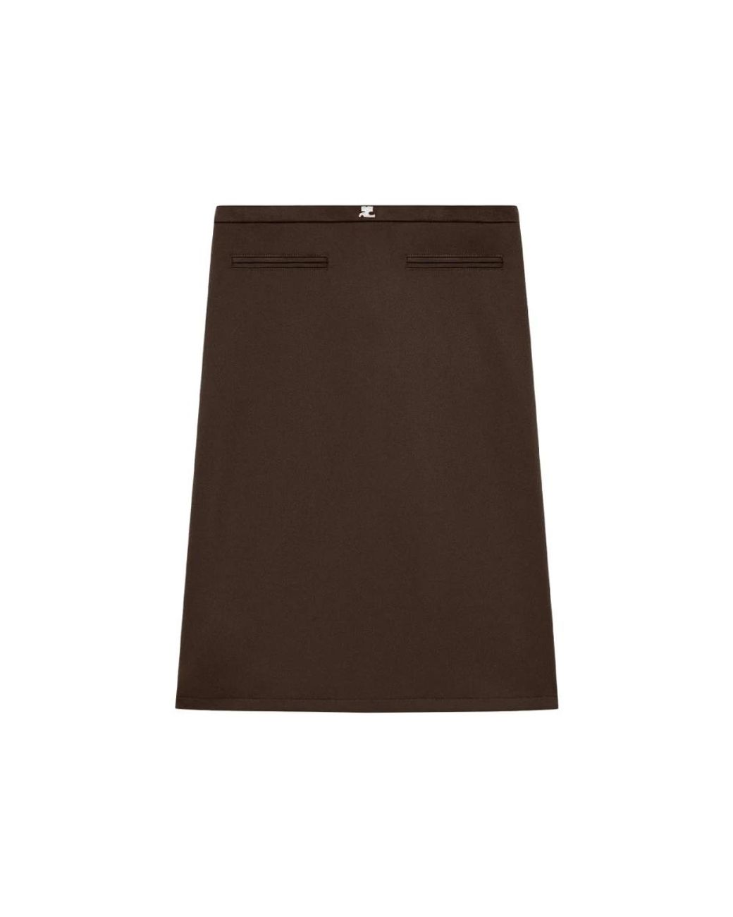 Courreges Brown Midi Skirts