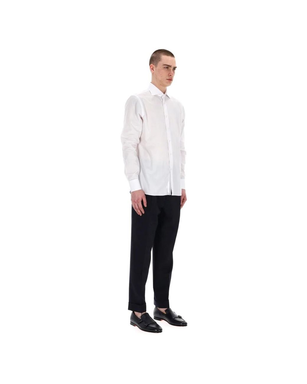 Borriello White Formal Shirts for men