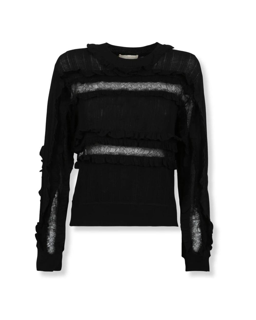 Ulla Johnson Black Round-Neck Knitwear