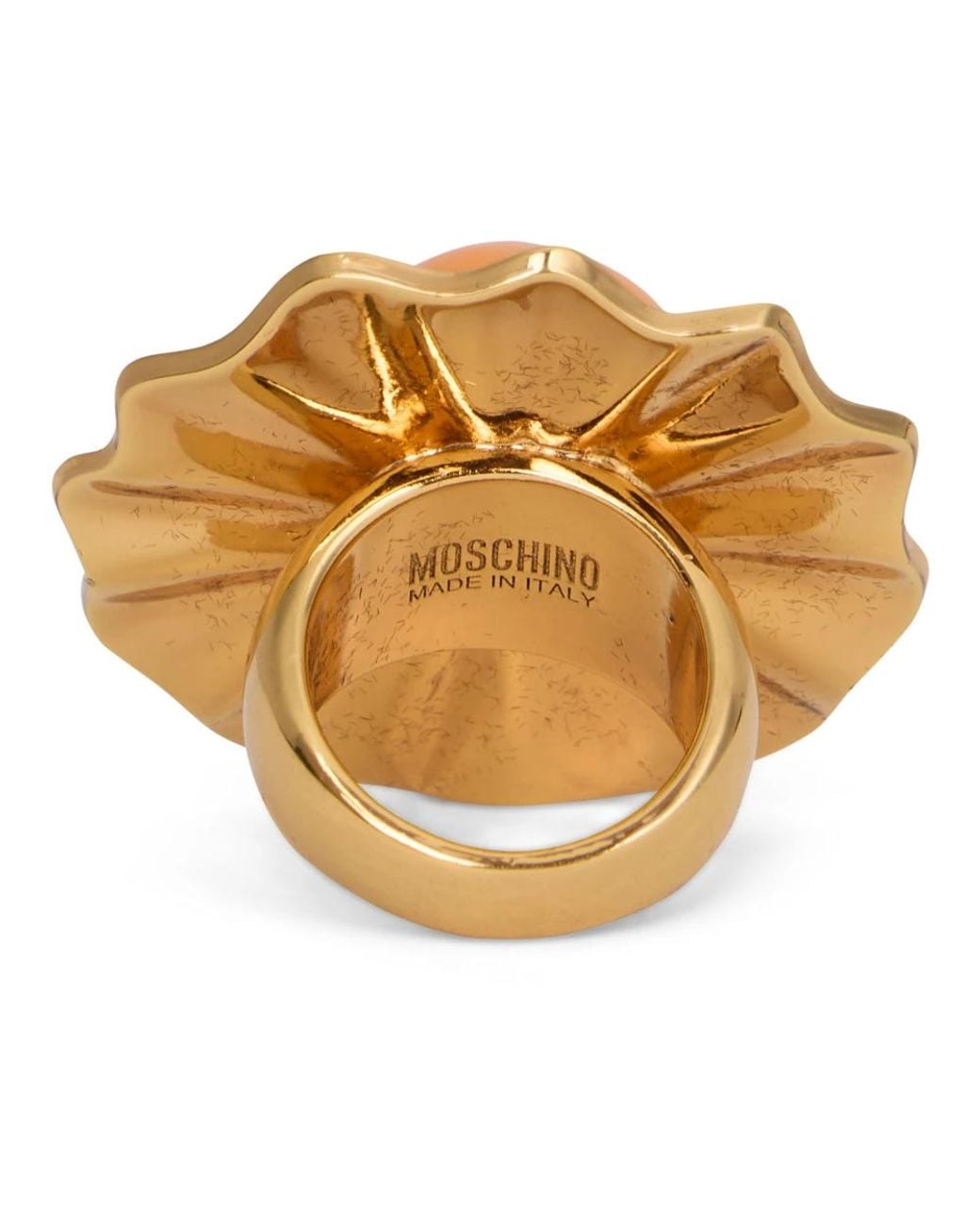 Moschino Orange Rings