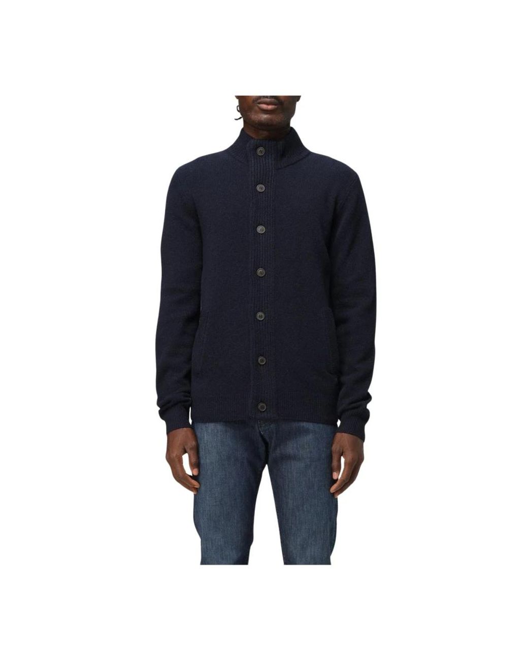 Barbour Truien & Vesten ,Blauw ,Buttoned Cardigan in het Blue voor heren