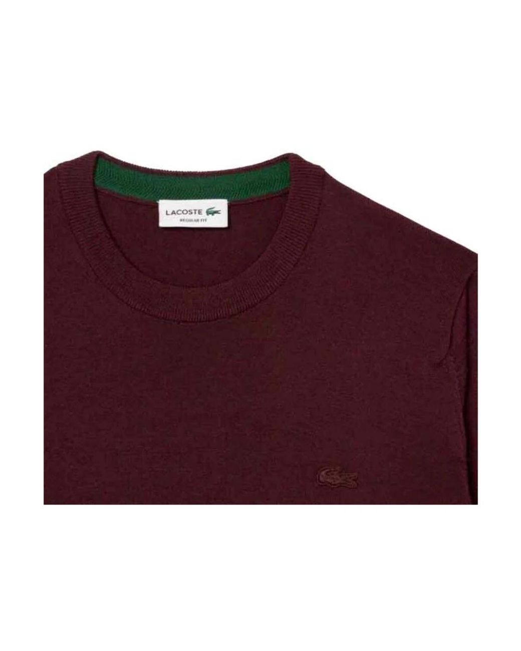 Lacoste Purple Round-Neck Knitwear for men