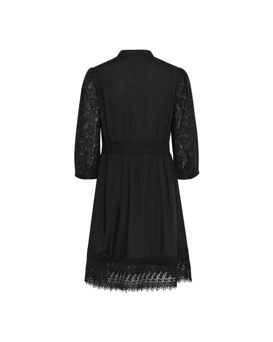 Midi Dresses Cream de color Black