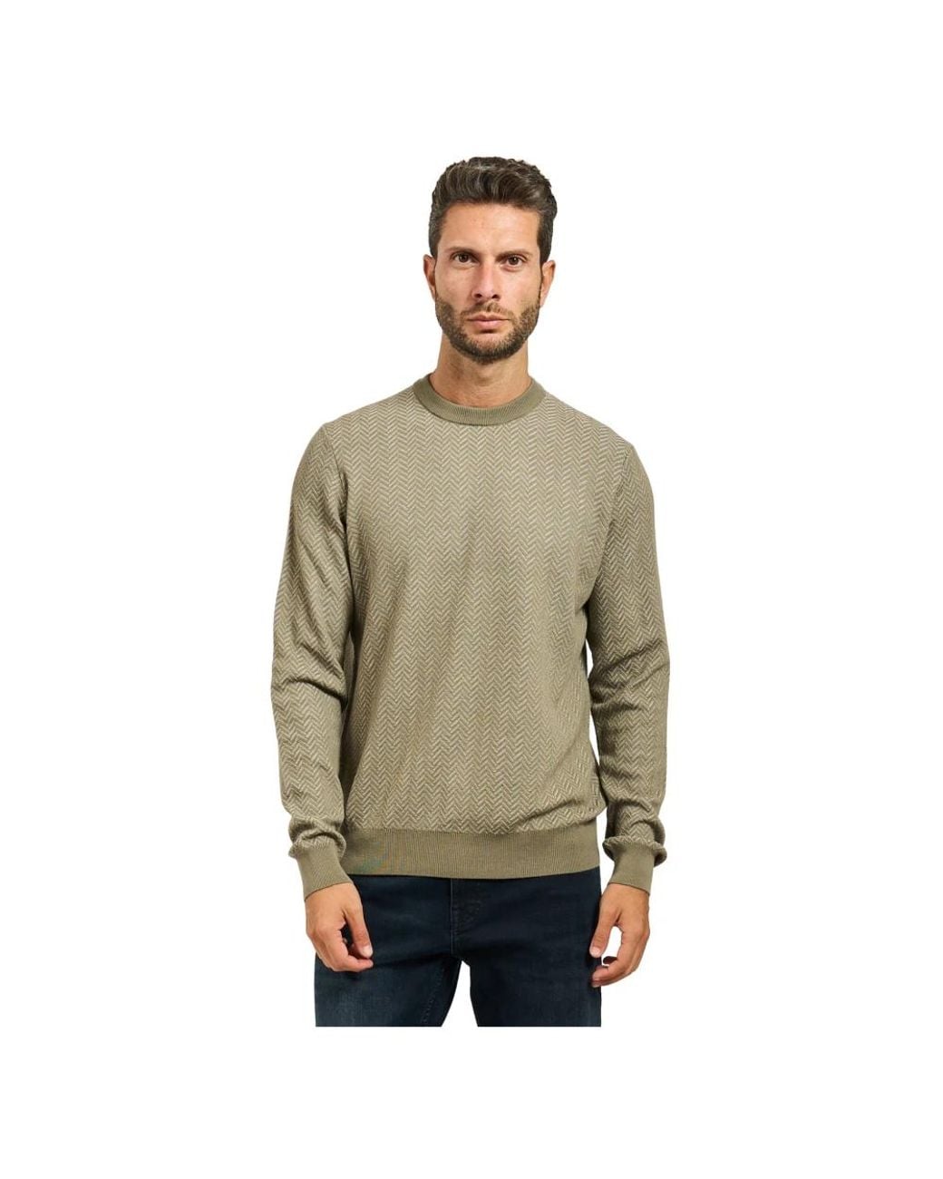 Boss Green Round-Neck Knitwear for men
