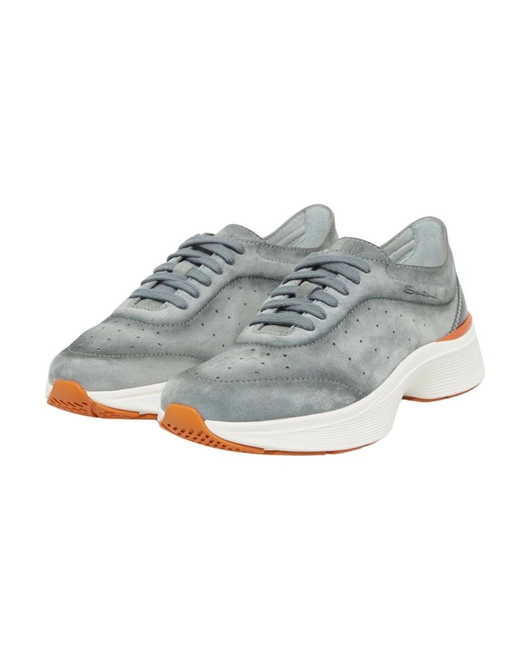 Santoni Gray Sneakers for men
