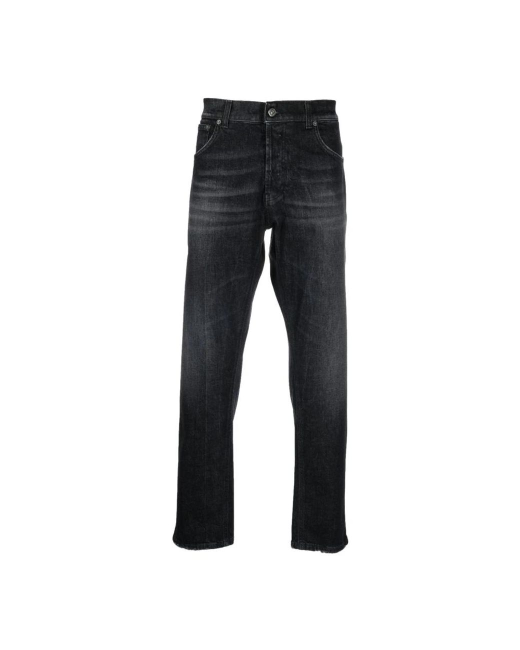 Dondup Black Slim Fit Jeans for men