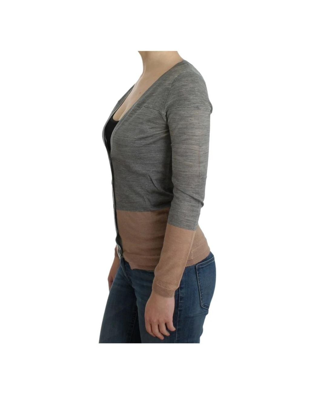 CoSTUME NATIONAL Gray Cardigans