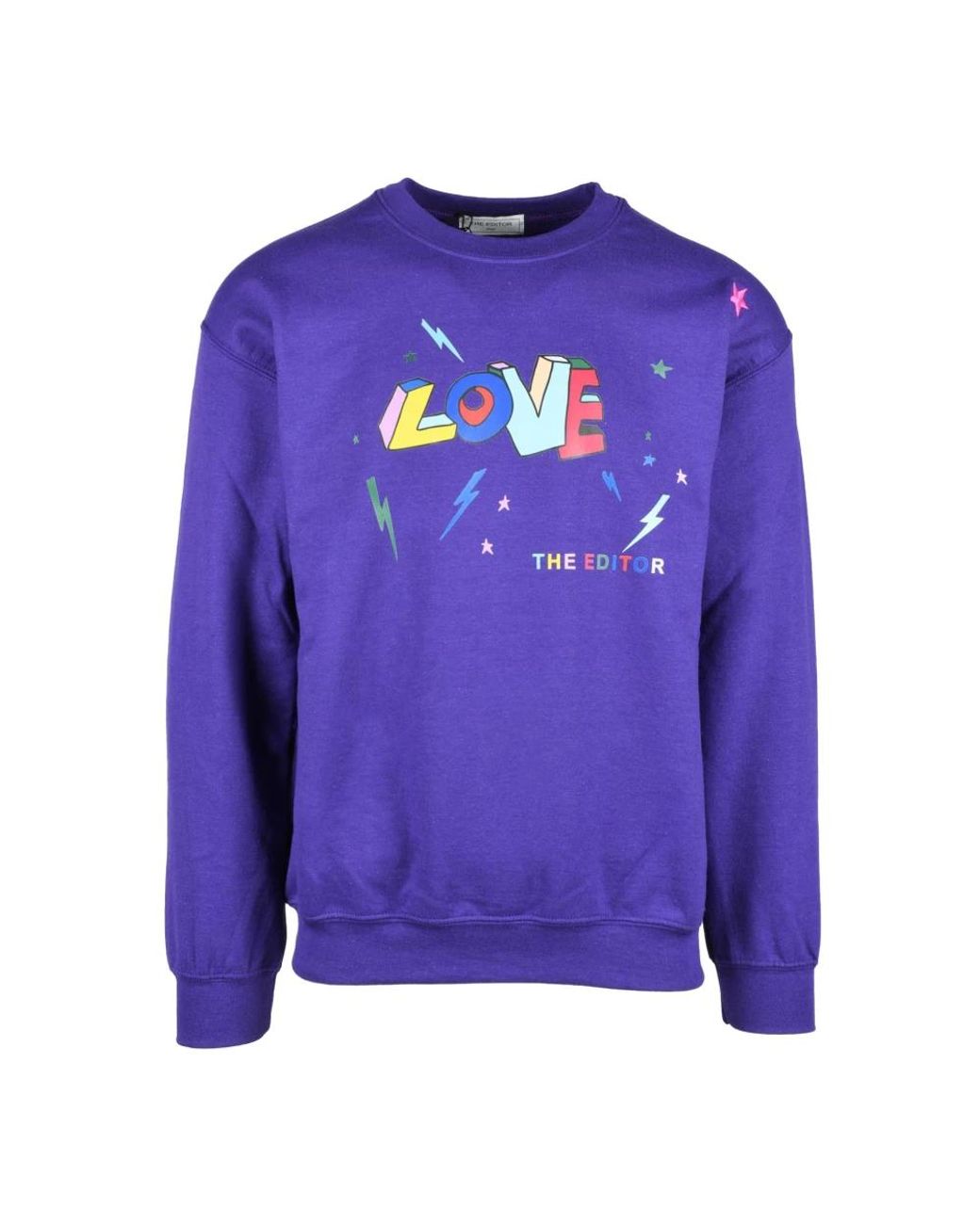 Saucony Hoodies & Sweatvesten ,Paars ,Katoen Felpa in het Blue voor heren