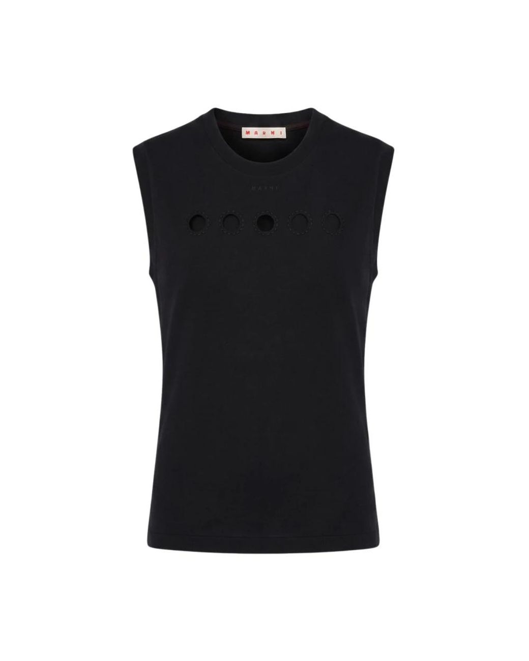 Marni Black Sleeveless Tops