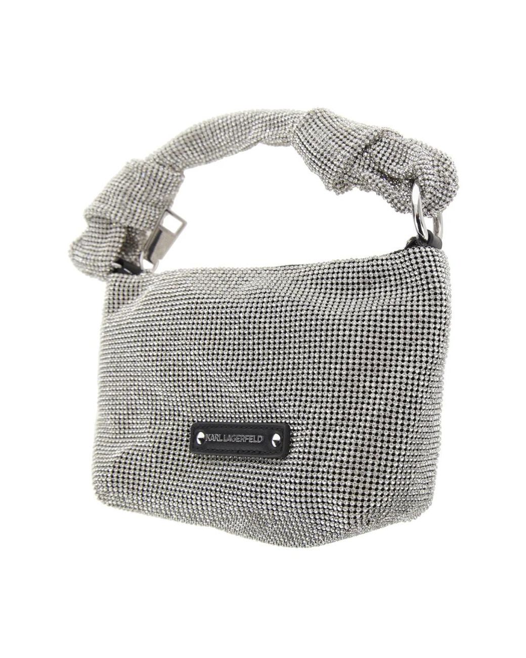 Karl Lagerfeld Metallic Handbags