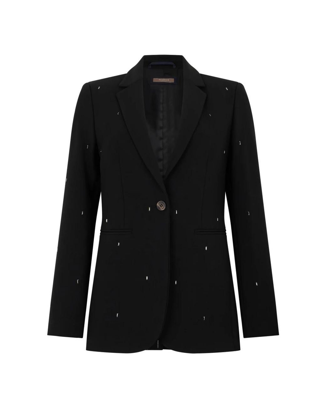 Peserico Jassen ,Zwart ,Katoen Klassieke Blazer in het Black