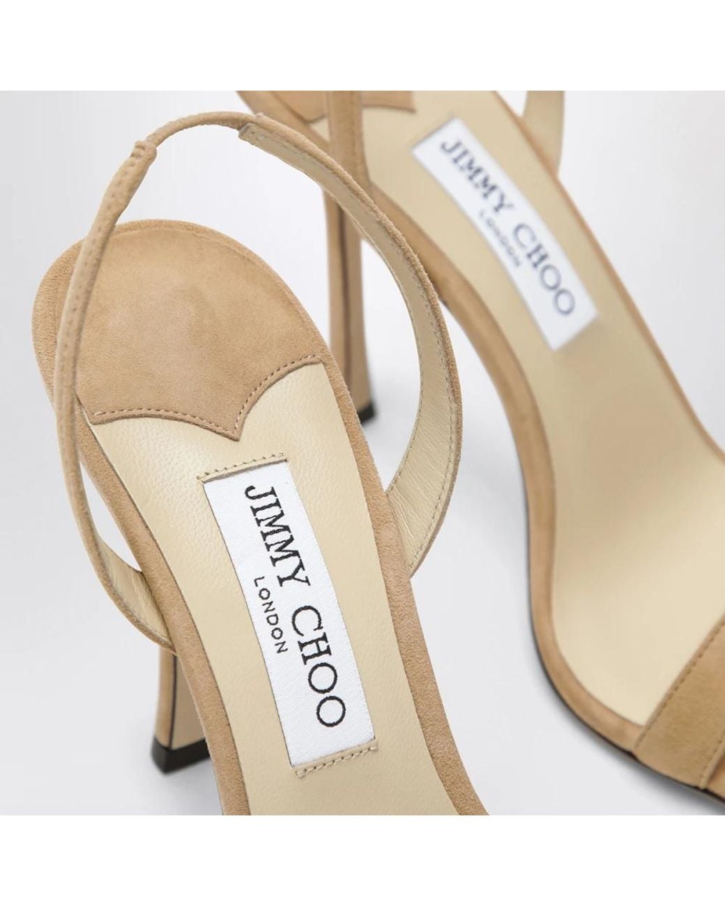 Jimmy Choo Metallic High Heel Sandals