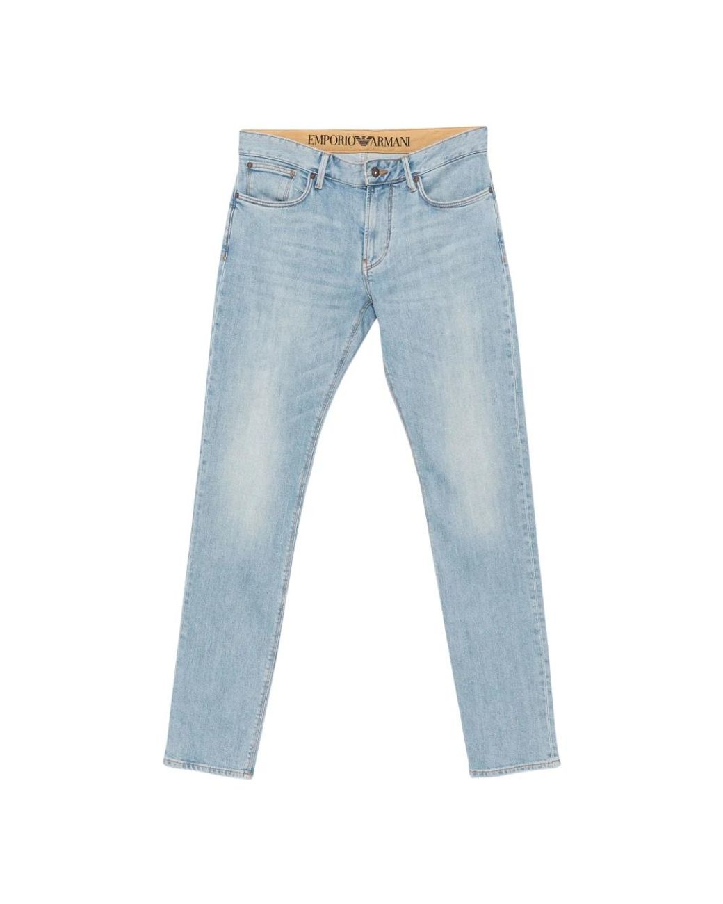 Emporio Armani Blue Slim Fit Jeans for men