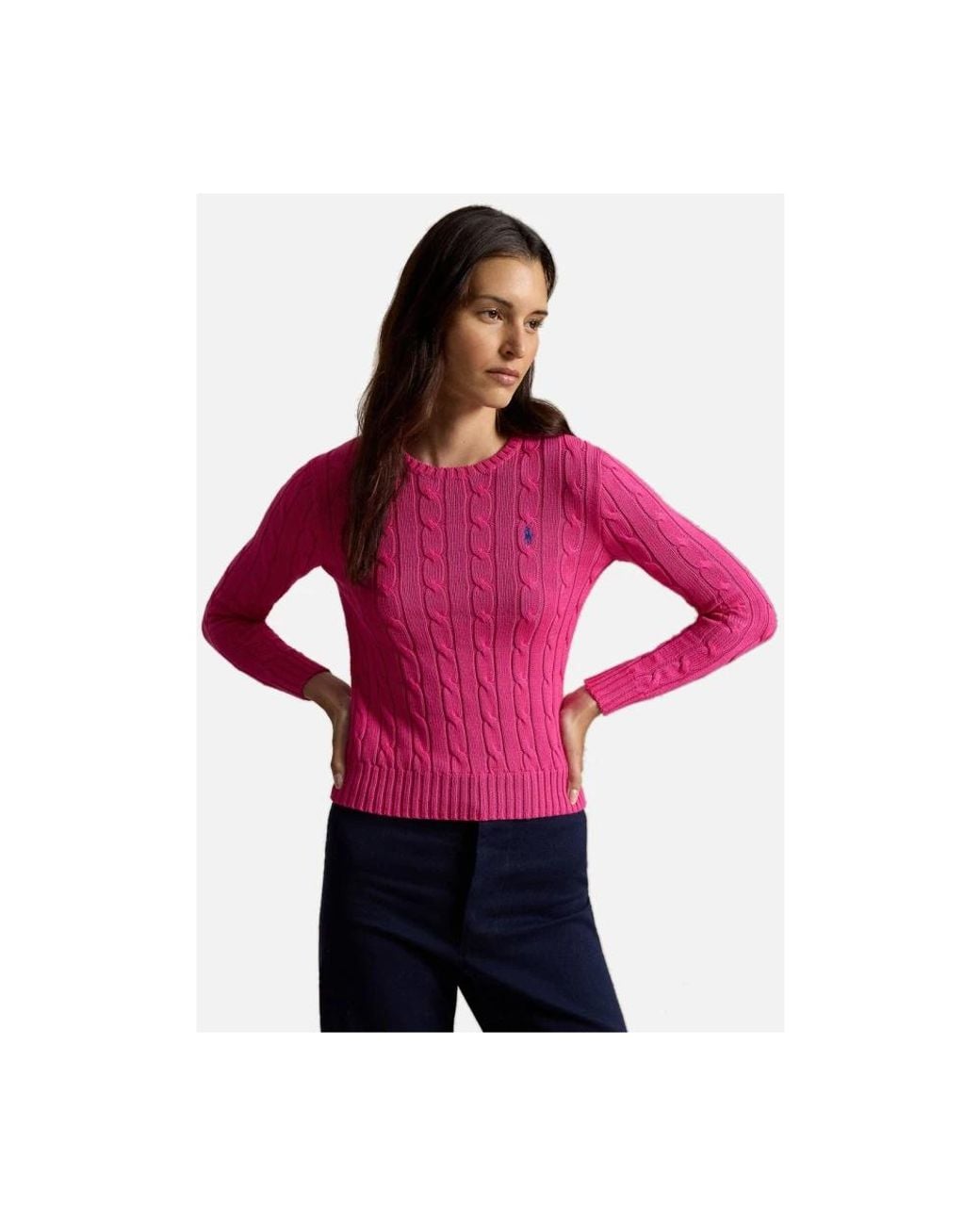 Polo Ralph Lauren Pink Round-Neck Knitwear