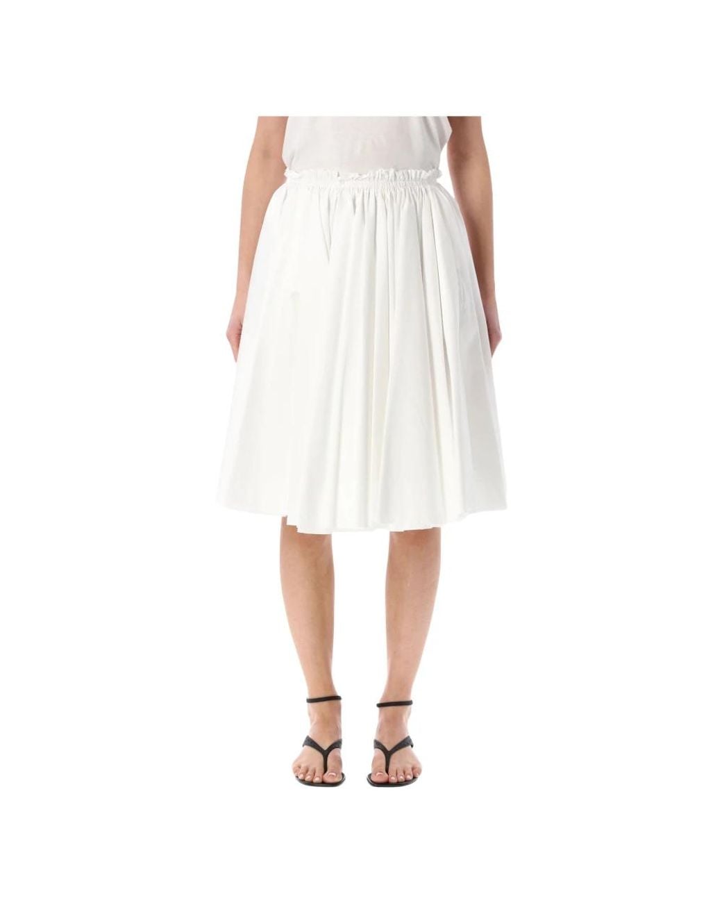 AMI White Midi Skirts