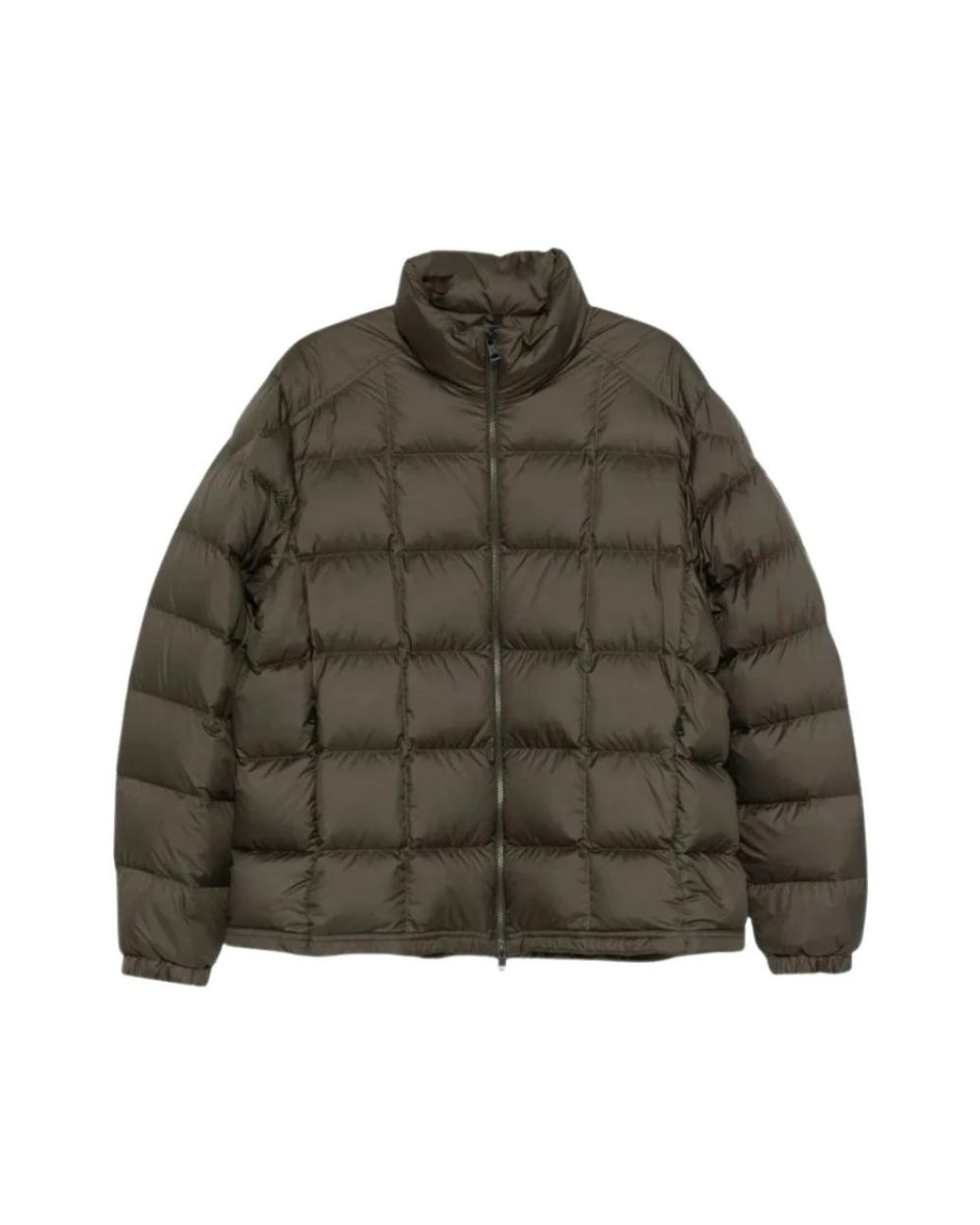 Moncler Jassen ,Groen ,Leer Eglise Short Down Jacket in het Green voor heren
