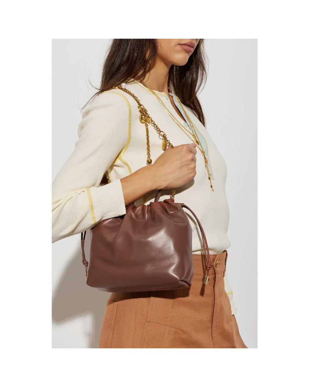 Chloé Brown Bucket Bags