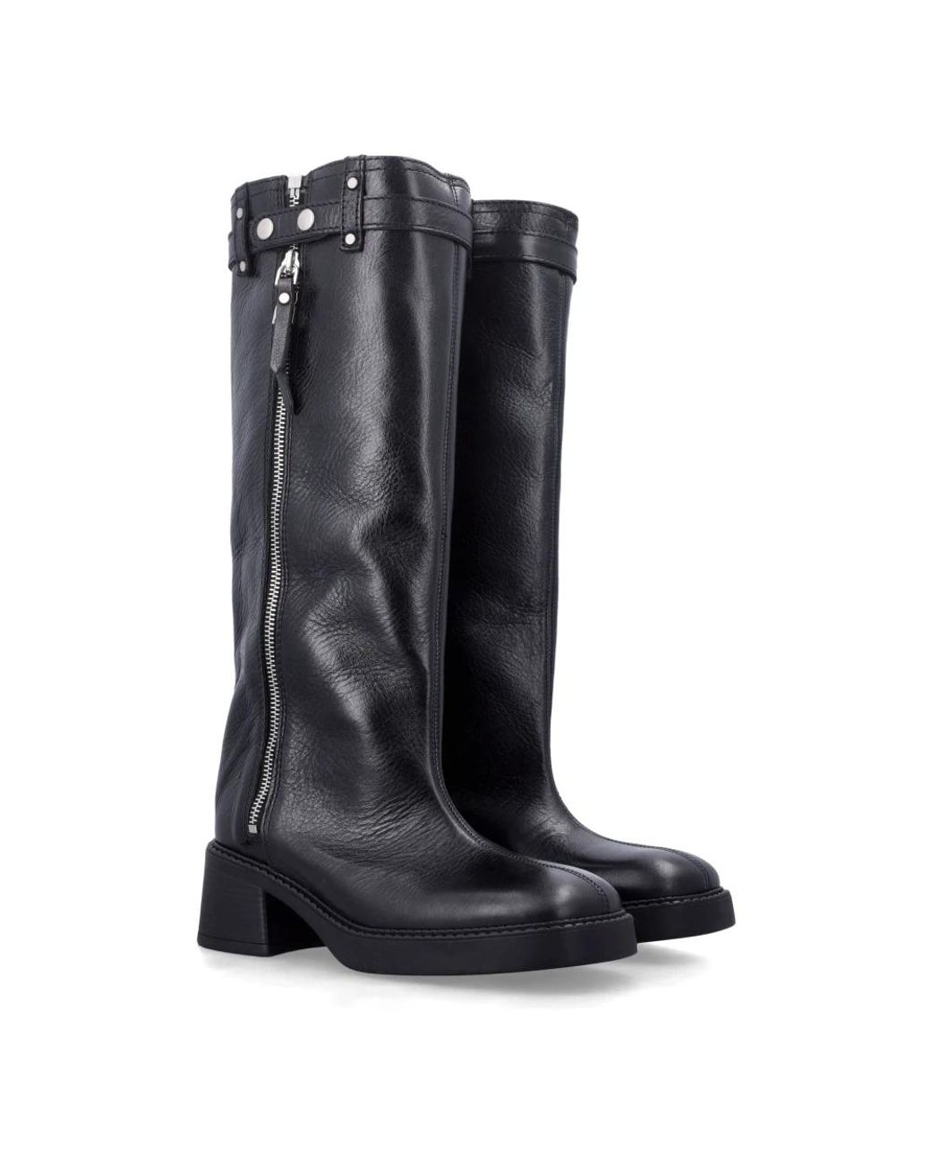 Miista Blue Izolda Zipper Boot