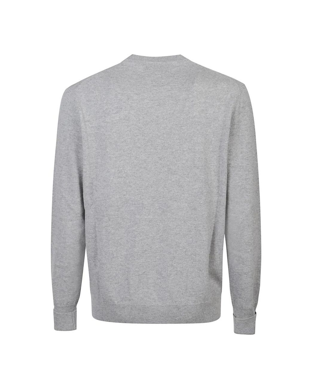 Ballantyne Gray Cashmere Knitwear for men