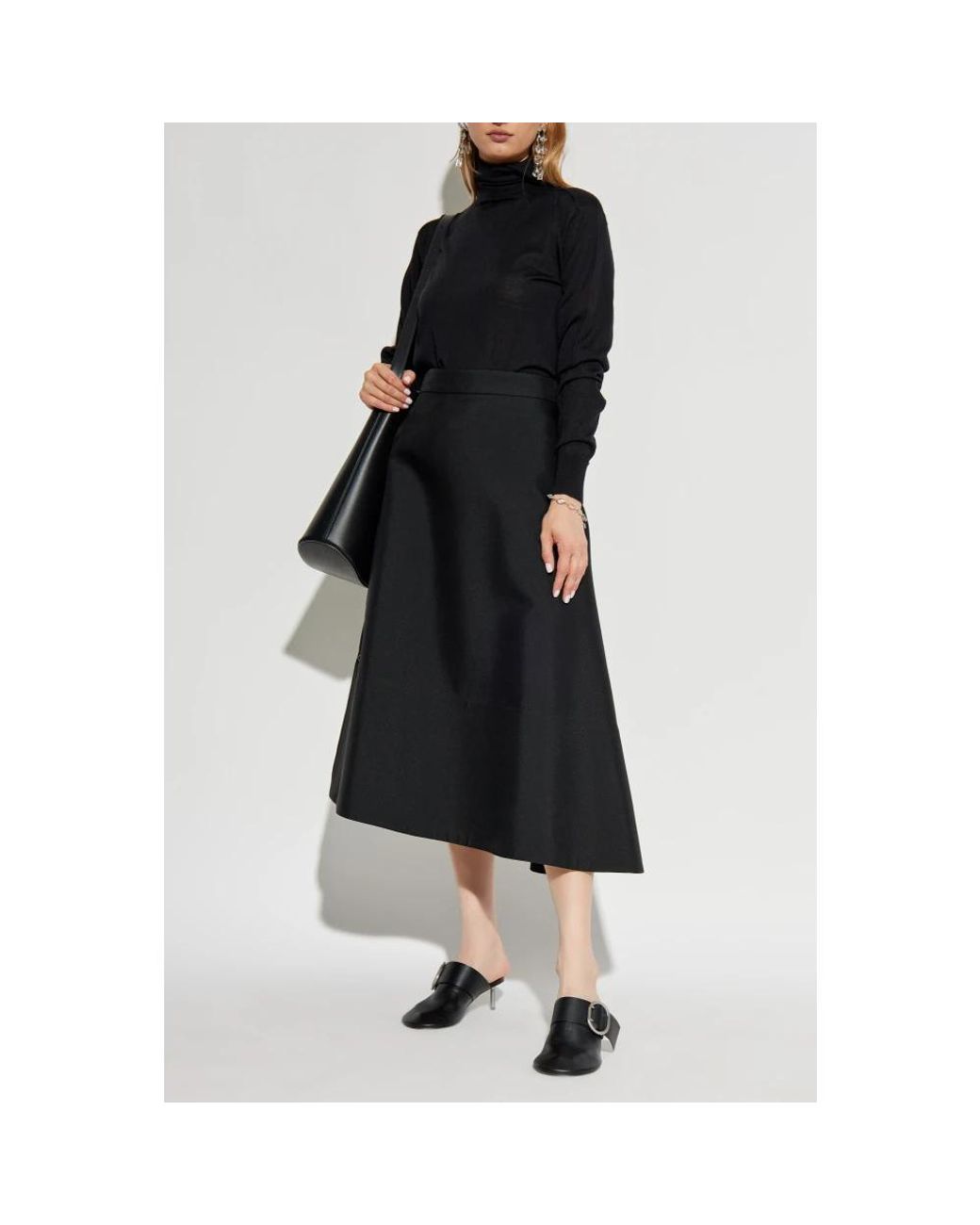 Turtlenecks Jil Sander de color Black