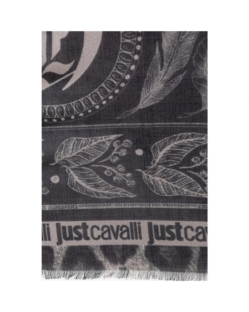 Just Cavalli Black Quadratisches Modal-Tuch
