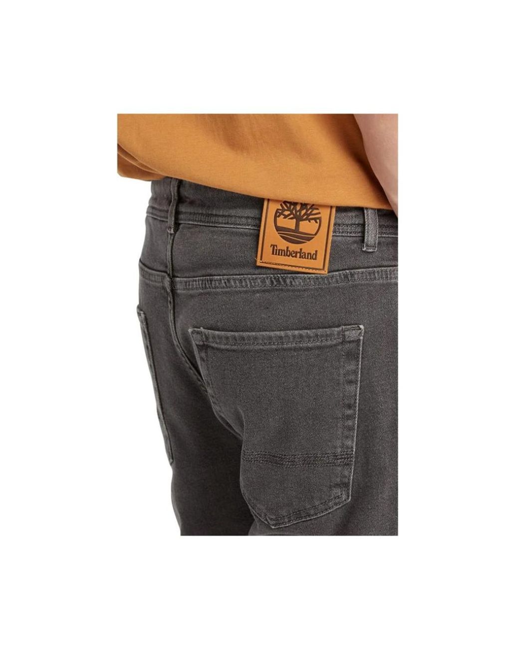 Timberland Gray Straight Fit Jeans for men