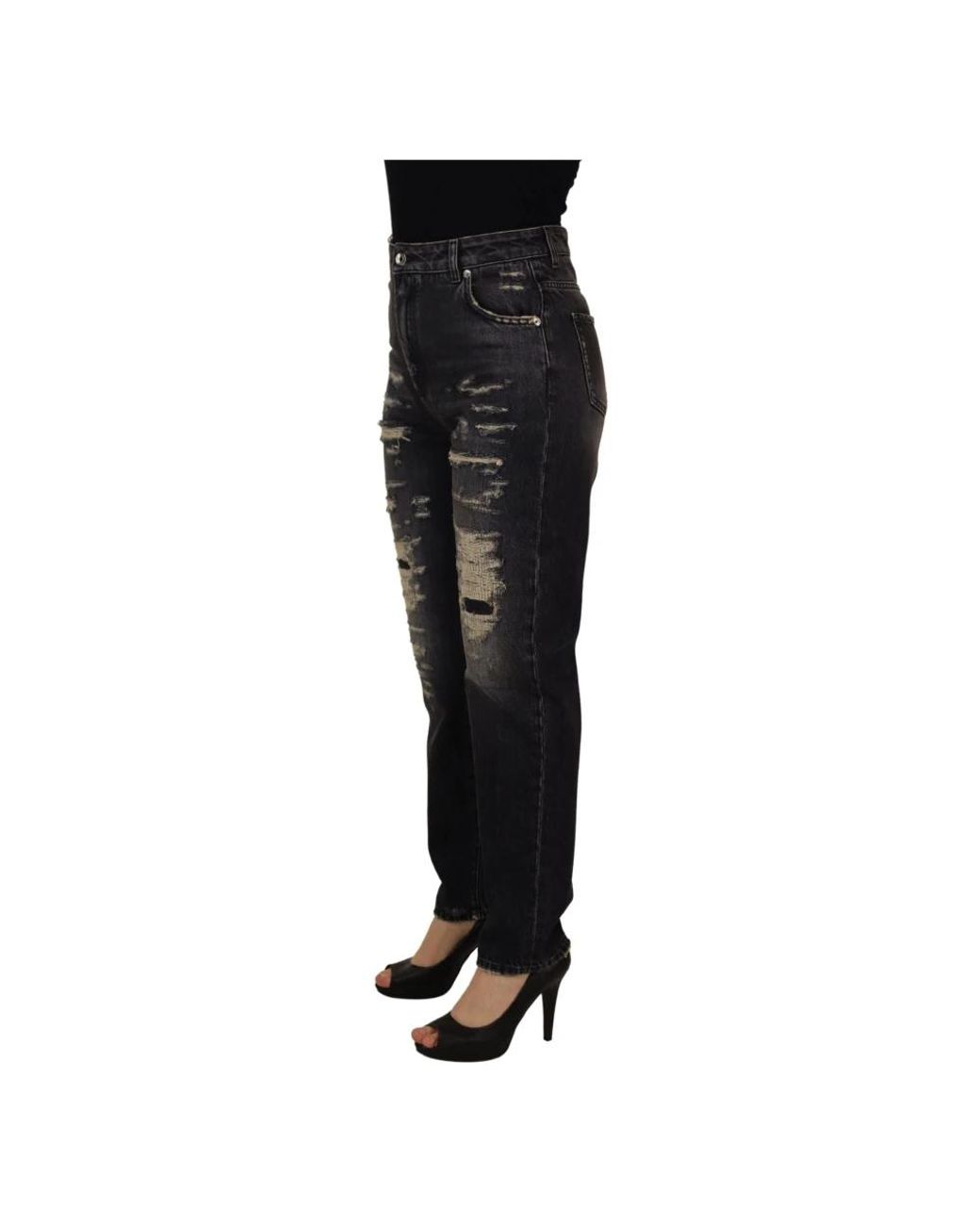 Dolce & Gabbana Black Slim Fit Jeans