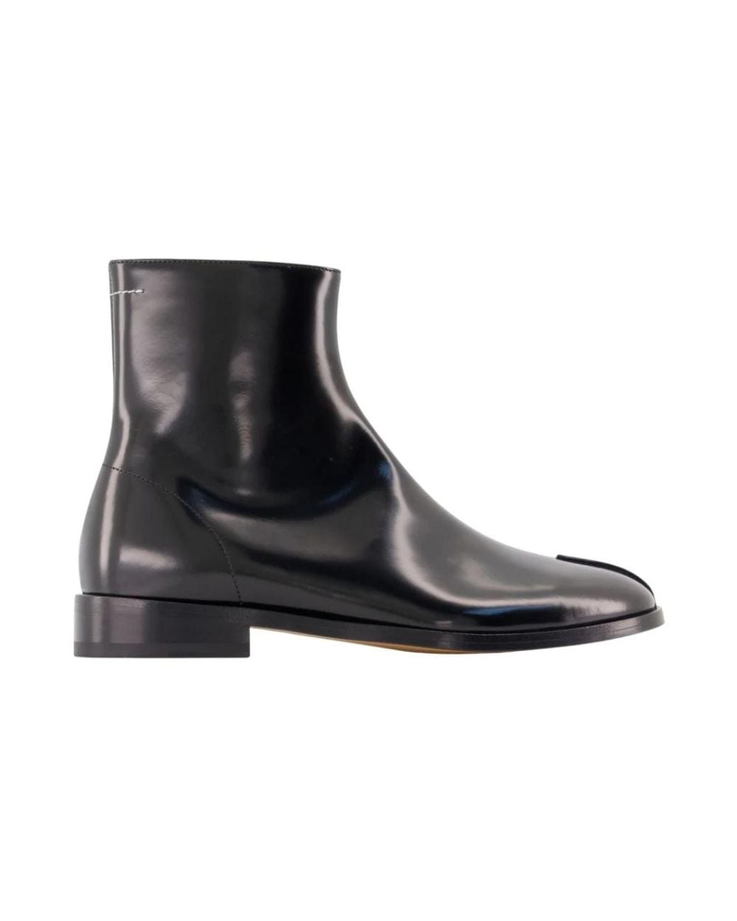 MM6 by Maison Margiela Black Ankle Boots for men