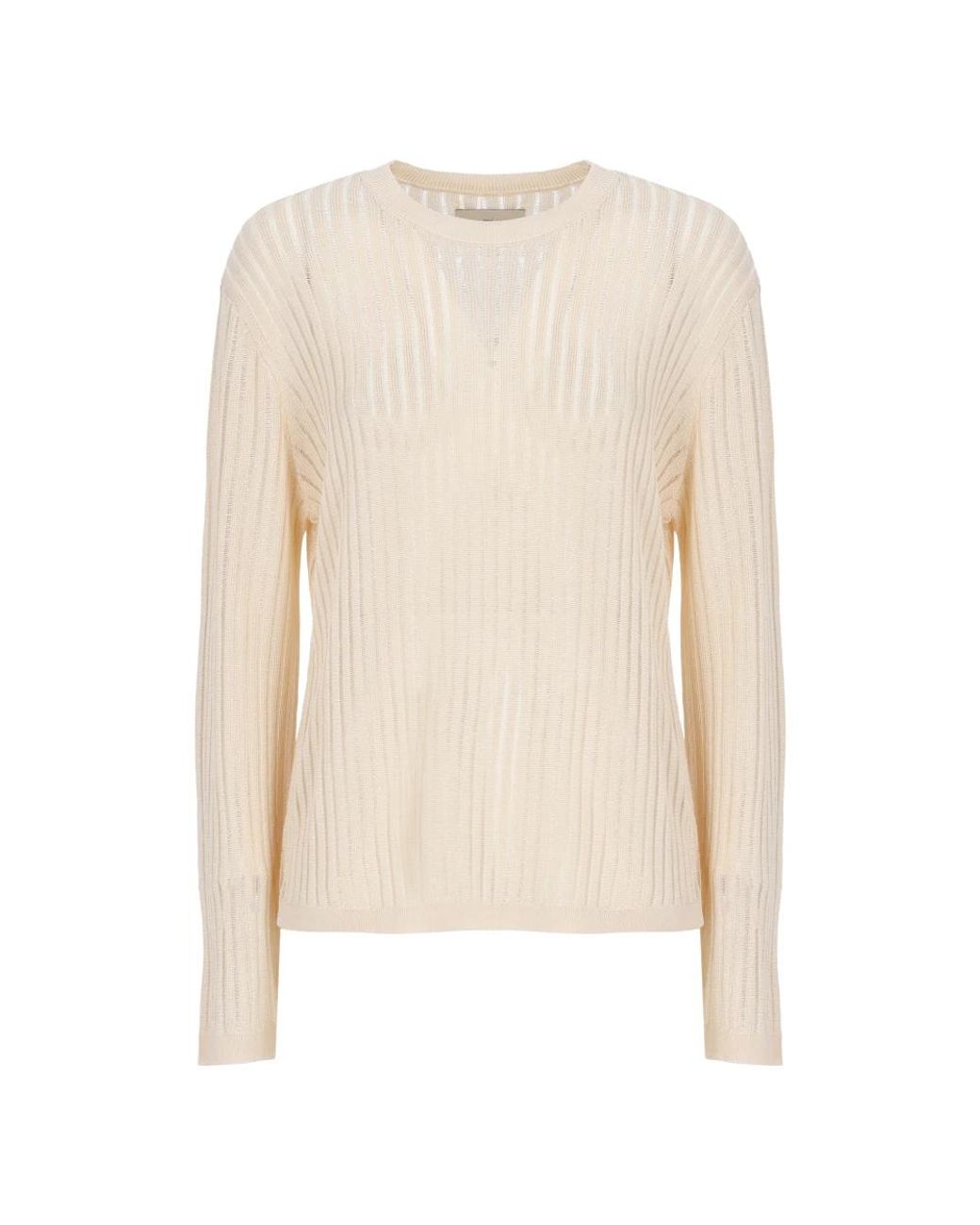 Loulou de Saison Natural Round-Neck Knitwear
