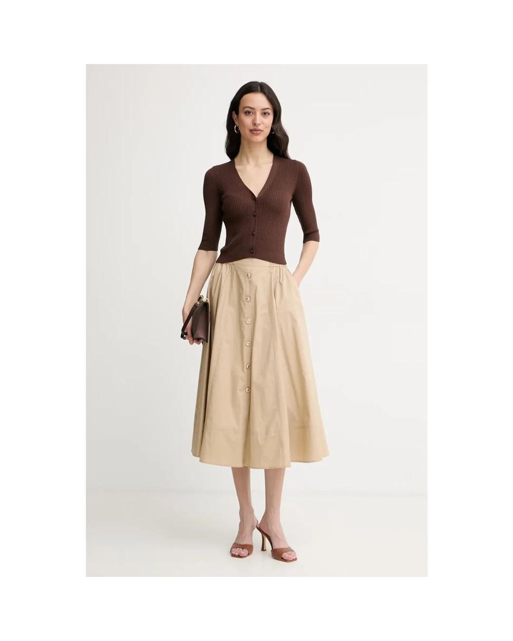 Cardigans Twinset en coloris Brown