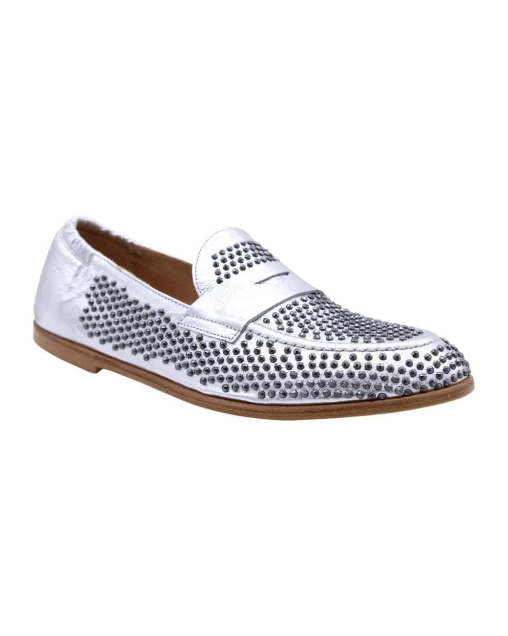 Laura Bellariva White Loafers