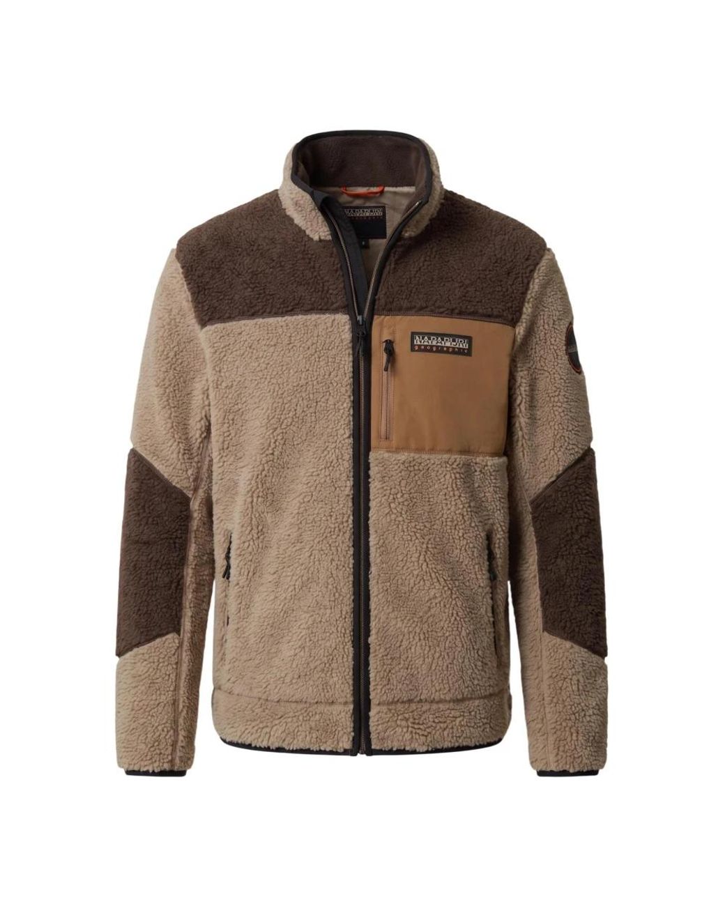 Zip-Throughs di Napapijri in Brown da Uomo