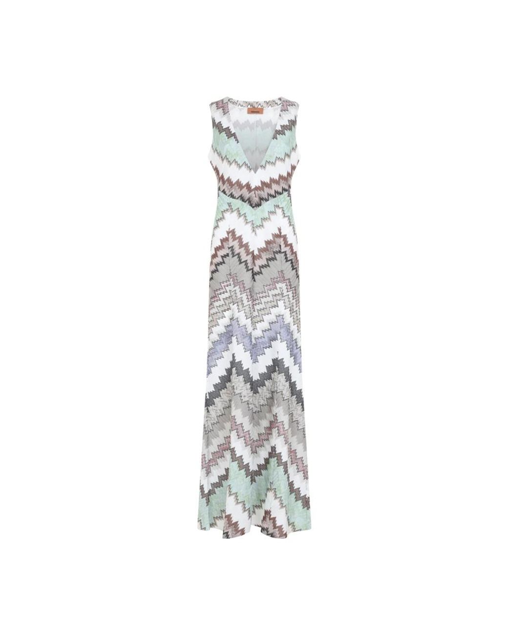 Maxi Dresses Missoni de color Metallic