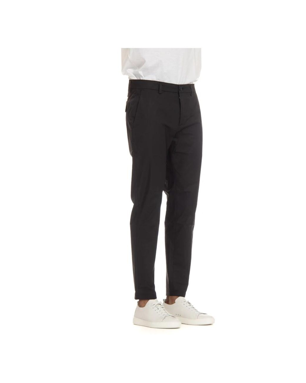 Department 5 Black Suit Trousers for men