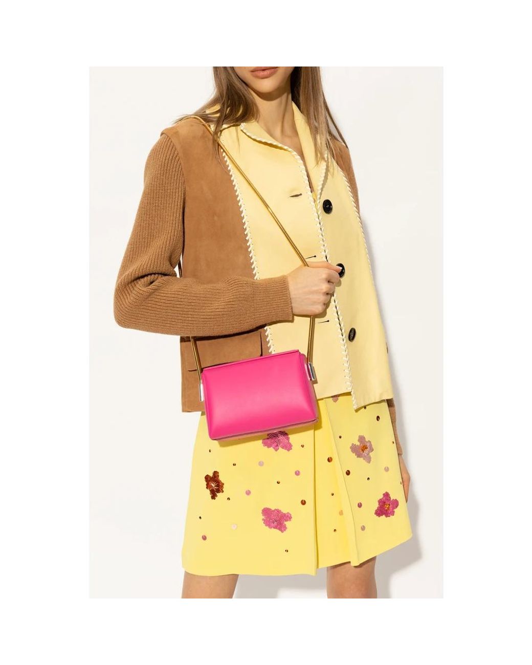 Marni Pink Cross Body Bags