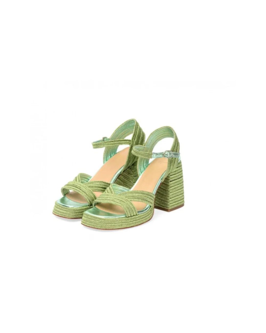 Castaner Green High Heel Sandals