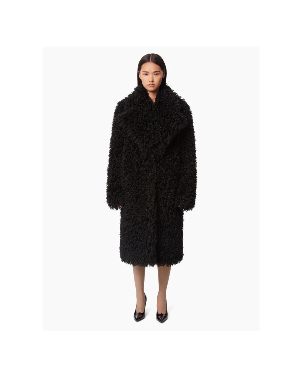 Nina Ricci Black Faux Fur & Shearling Jackets