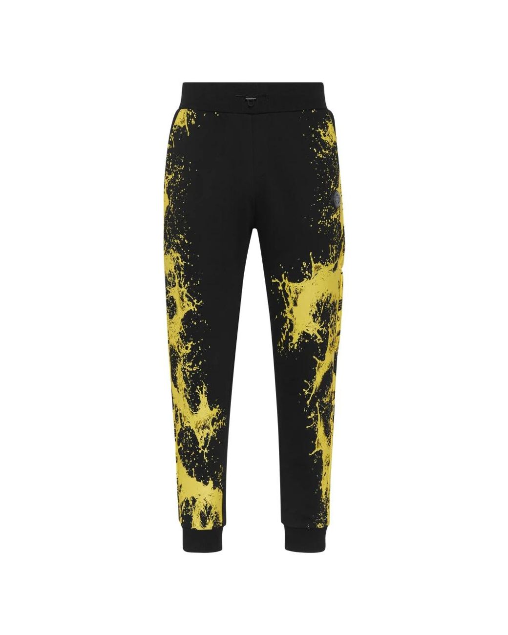 Philipp Plein Fitness ,Zwart ,Katoen Joggingbroek Splash in het Black voor heren