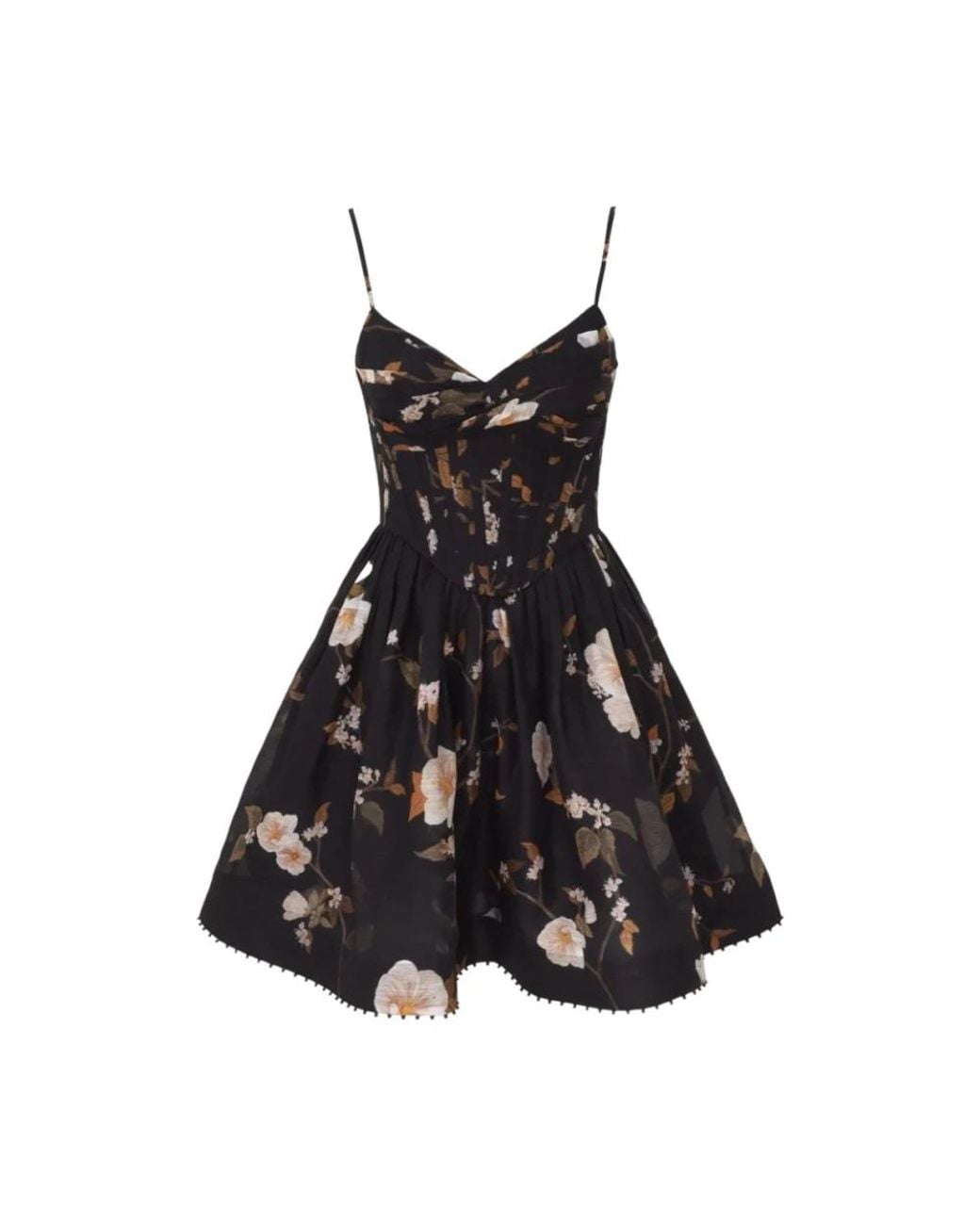 Zimmermann Black Short Dresses